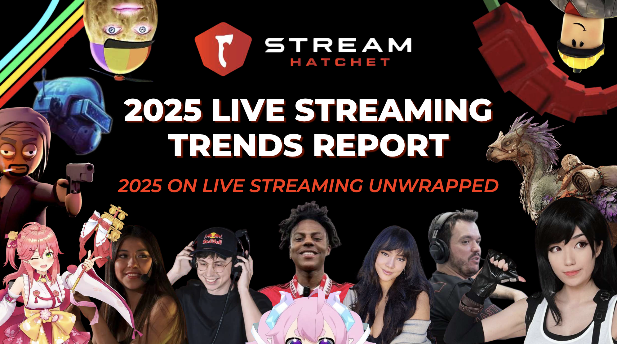 2025 Yearly Live Streaming Trends Report Cover Image - Stream Hatchet
